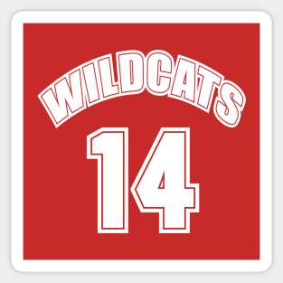 Wildcats #14 Sticker